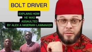 Nigerian Lawmaker Alex Ifeanyi Mascot assaults bolt driver [upl. by Nayd]