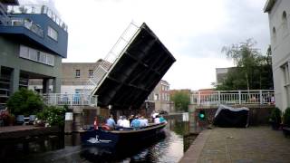 Ooievaarsbrug Ophaalbrug Drawbridge Schiedam [upl. by Ellehciram743]