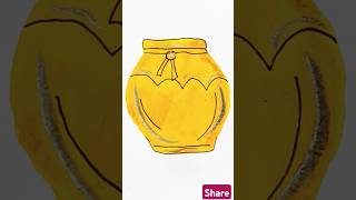 Pot drawing tutorial drawing shorts subscribers easydrawing easy [upl. by Laurentium837]