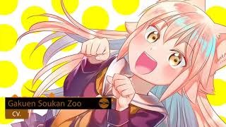 Murenase Seton Gakuen Opening Full  Gakuen Soukan Zoo  CV [upl. by Grunenwald934]