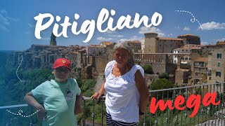 PITIGLIANO 🇮🇹 miasto zbudowane na wulkanicznym tufie Италия Italia Włochy vlog66zolciaki [upl. by Haily658]