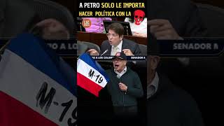 MIGUEL URIBE A PETRO ¡MÁS CLARO IMPOSIBLE shorts videos noticias petro colombia [upl. by Ynohtnael]