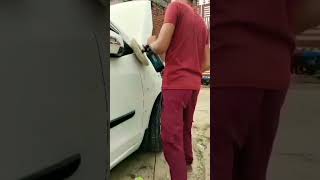 Car rubbing polish 😲 paintingshortpainter hand machinetrandingshortviralshortvideo [upl. by Soracco501]