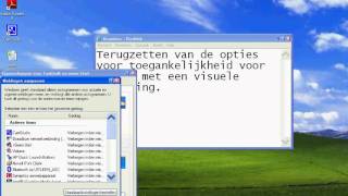 Standaardinstellingen toegankelijkheid windows XP herstellen [upl. by Donavon271]