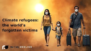 English Podcast  Climate Refugees  Advanced English Conversation  We Talk English [upl. by Norok]