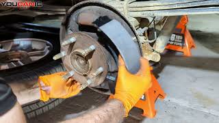 How to Replace Rear Brakes on 20072013 Chevy Silverado amp GMC Sierra GMT900 Chassis [upl. by Raine]