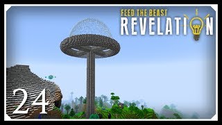 How To Play FTB Revelation  Building With RFTools  E24 Modded Minecraft For Beginners [upl. by Diad]