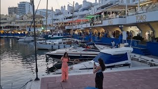 BENALMADENA Marina 9pm Tonight  I Did Not Expect This [upl. by Felecia777]