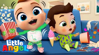 Sleepover With Friends  Good Manner Songs amp Nursery Rhymes By Little Angel [upl. by Cinemod]