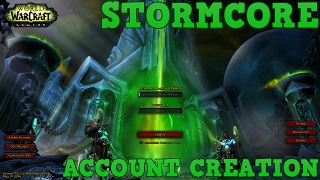 How to create an account  StormCoreTrinityCore 715 [upl. by Om402]