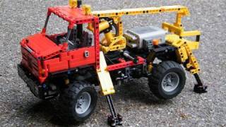 Lego Technic  Unimog Cherry Picker [upl. by Amalbena]