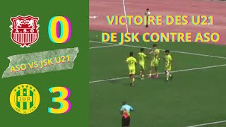 ASO VS JSK U21 03 RÉSUMÉ DU MATCH [upl. by Perot]