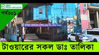 কুমিল্লা মেডিকেল সেন্টার কুমিল্লা টাওয়ার হাসপাতালের ডাক্তার তালিকা পর্বঃ ০১ [upl. by Watts]