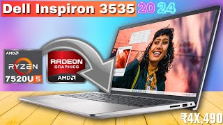 Dell Inspiron 3535 Ryzen 5 7520U Laptop Review In Hindi  1TB SSD  120Hz Refresh Rate Under ₹50000 [upl. by Kelwen]