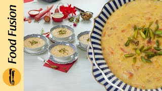 Zafrani Gajrella Kheer Recipe by Food Fusion [upl. by Yevoc]