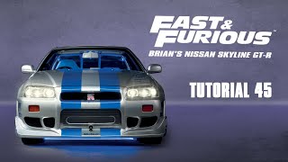 Costruisci la Nissan Skyline GTR R34 di Fast amp Furious – Tutorial 045 [upl. by Eidahs]