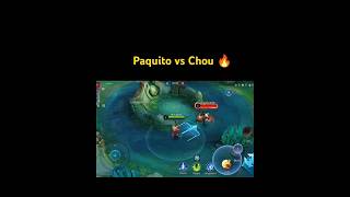 Chou vs Paquito mobilelegends chouu mlbb chou shortsfeed shortsvideo shorts [upl. by Alwyn572]