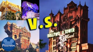 Which Tower of Terror is Best Comparing the Different Tower of Terrors [upl. by Aramo630]