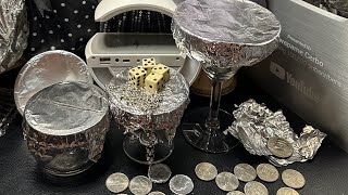 ODDASMR ALUMINUM FOIL CREATIVE DIY MOLDING COINS MONEY JARREYNOLDS oddlysatisfying foil diy [upl. by Neeluj]