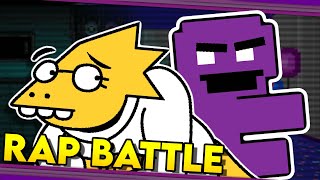 Alphys vs Purple Guy  UNDERTALE vs Five Nights at Freddys RAP BATTLE DGPRB [upl. by Yasmine]