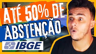 Quantas pessoas podem ter faltado a prova do Concurso IBGE 2022 Recenseador e Agente  Abstenção [upl. by Aned]