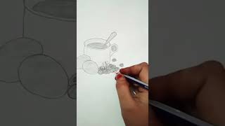 Shading panting craft used pencil eraser softener paper size A3 paper diycraft [upl. by Atnuahs]