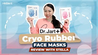 Dr Jart Cryo Rubber Face Masks Review w Stella [upl. by Ralli]