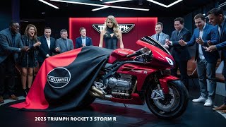 2025 Triumph Rocket 3 Storm R FINALLY UNVEILED [upl. by Ahsiloc]