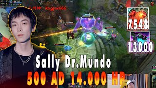 DrMundo 500 AD 14000 HP at Enemy Base [upl. by Brill895]