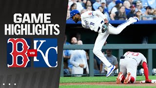 Red Sox vs Royals Game Highlights 8624  MLB Highlights [upl. by Octave]