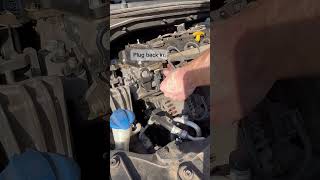 2017 Hyundai Elantra VVT solenoid replacement Code P0017 fix automobile fixed cars [upl. by Eissej]