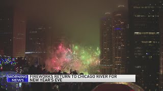 New Year’s Eve fireworks spectacular returning to Chicago River to ring in 2024 [upl. by Fafa828]