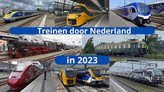 Treinen door Nederland in 2023 [upl. by Nahn983]