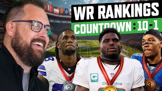 Top 10 WR Rankings  Hungry For More  Fantasy Football 2024  Ep 1607 [upl. by Soane428]