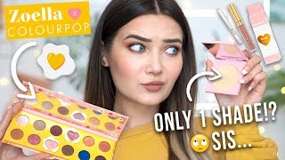 TESTING ZOELLA X COLOURPOP LIMITED SHADES IS IT WORTH YOUR COINS [upl. by Cormac645]