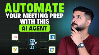 Create an AI Meeting Prep Agent in 25 Minutes  No Coding Skills Required  AI Agent for Sales [upl. by Otha]