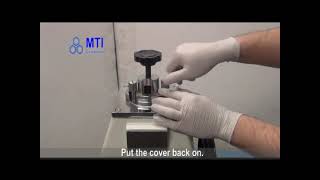 Heated Mounting Press for Metallographic Samples  EQMP300 [upl. by Tedd]