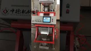 Color sorter distinguishes between mixed colors in plastic scraps machine farming factory [upl. by Atil]