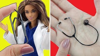 Coisas de Médico para Barbie e outras Bonecas  Como fazer Estetoscópio 1 [upl. by Phalan827]