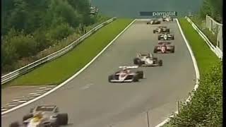 Melhor Largada Ayrton Senna na Toleman 1984 ano de estréia na Fórmula 1GP da Austria [upl. by Elay144]