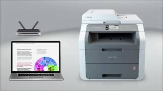 Brother DCP9020CDW Allinone Colour Printer with Duplex and WiFi [upl. by Kaleena749]