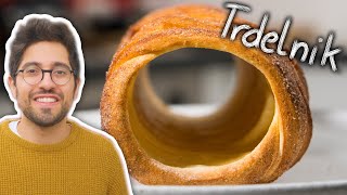 Trdelnik Baumkuchen oder Baumstriezel [upl. by Pascale]