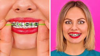 WEIRD BEAUTY HACKS FOR SMART GIRLS  Easy DIY Beauty Hacks And Tricks by 123 GO [upl. by Nazario784]