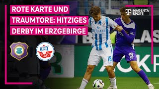 FC Erzgebirge Aue  FC Hansa Rostock Highlights mit LiveKommentar  3 Liga  MAGENTA SPORT [upl. by Jarid685]