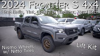 New 2024 Frontier S 4x4 w Nismo Wheels Nitto Tires Lift Kit Step Rails at Nissan of Cookeville [upl. by Philine]