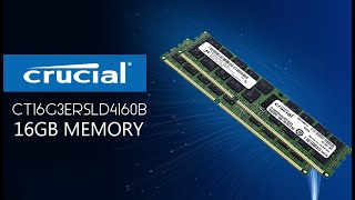 Crucial CT16G3ERSLD4160B 16GB DDR3 Memory [upl. by Adni881]