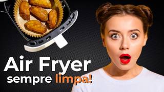 Como usar a AIR FRYER sem sujar Formas Descartáveis valem a pena [upl. by Korwun]