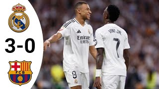 REAL MADRID 30 BARCELONA Highlights All Goals amp Extended Last Matches HD E25 [upl. by Sclar]