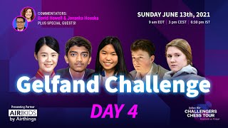 Julius Baer Challengers Chess Tour Gelfand Challenge  Day 4  David Howell amp Jovanka Houska [upl. by Bunni402]