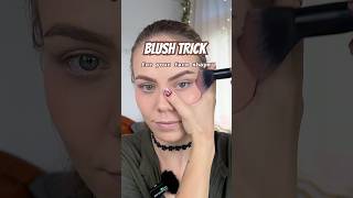 BLUSH TRICK for your face shape 🔥 makeup makeuptutorial makeuphacks [upl. by Hendrika]